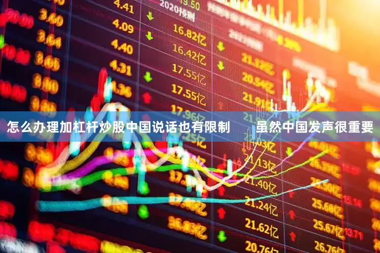 怎么办理加杠杆炒股中国说话也有限制       虽然中国发声很重要