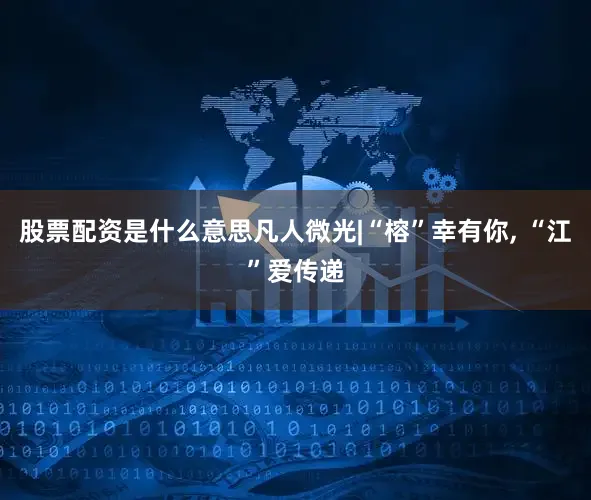 股票配资是什么意思凡人微光|“榕”幸有你, “江”爱传递